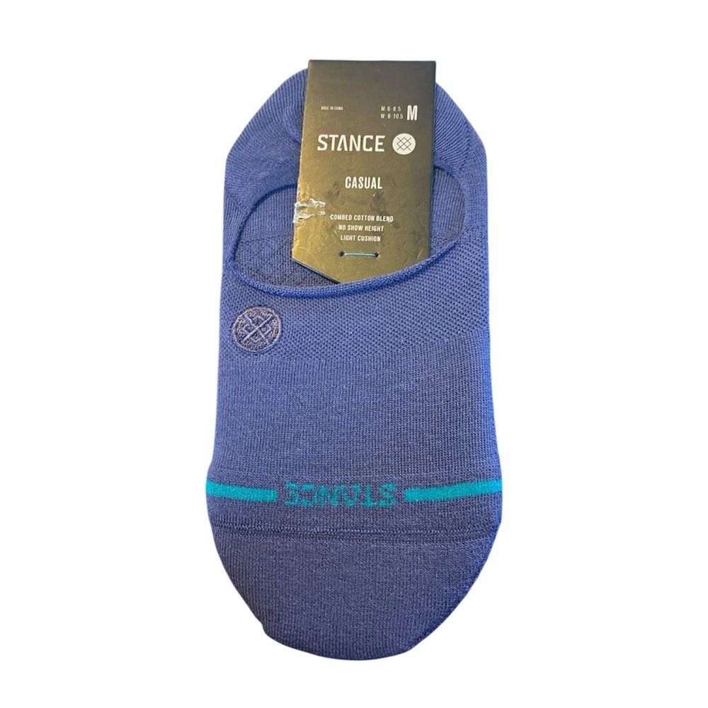 Stance, Unisex, Icon No Show, Indigo, Medium new